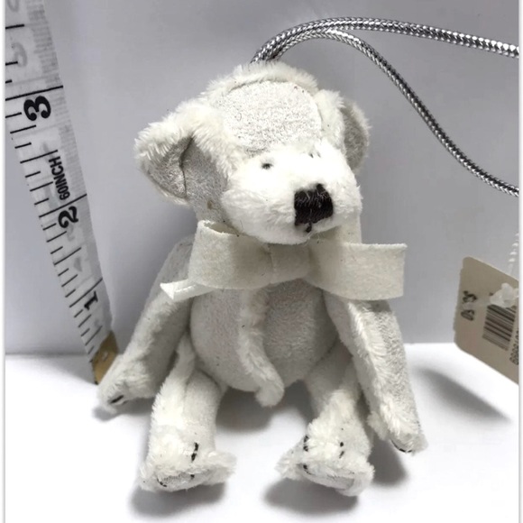 BNWT Bath and Body Works Mini Cream Teddy Bear ornament PRICE FIRM - Picture 5 of 6